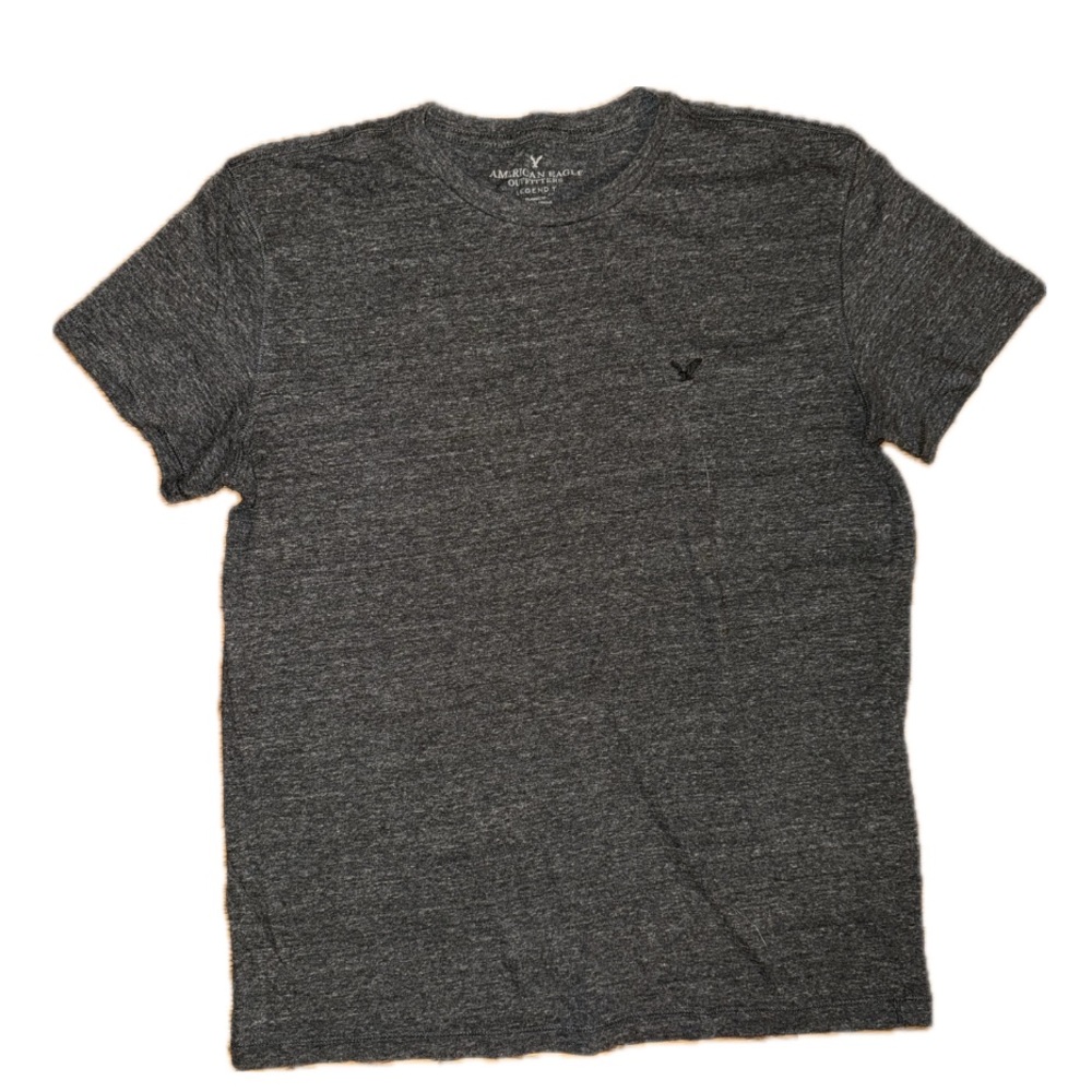 Men’s Crewneck Legends T-Shirt American Eagle Heathered Gray - medium